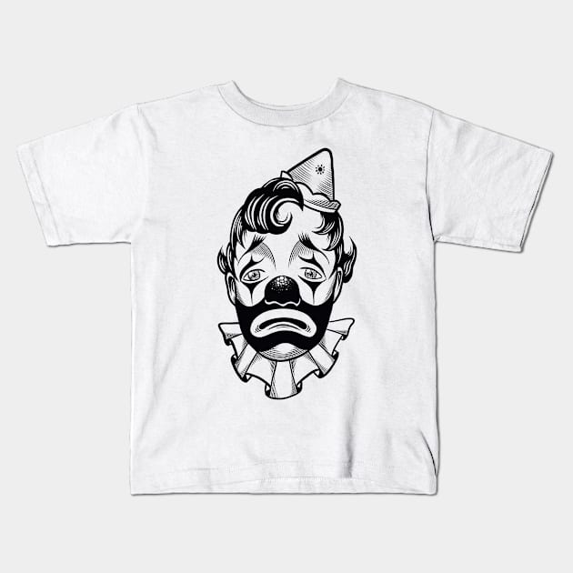 Clown Kids T-Shirt by Adorline